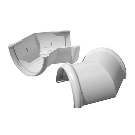 Угол желоба внутренний/внешний 135˚ Технониколь ПВХ, белый