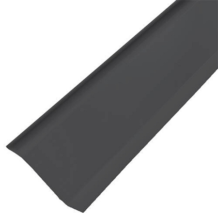 Пристенная планка (примыкание) 2000 мм РЕ Ral 9004 (черный)