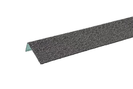 Наличник оконный металлический (50х100х1250 мм) гранулят Технониколь Hauberk, сланец