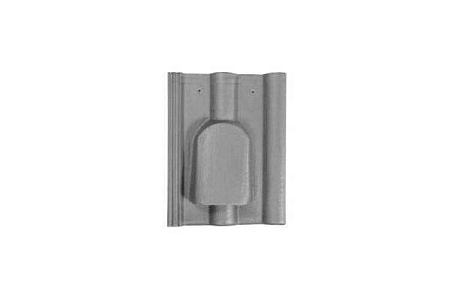 Вентиляционная черепица Braas (Браас), серия Франкфуртская, цвет серый, 420х300 мм