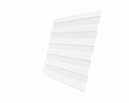 Профнастил С8A Гранд Лайн / Grand Line 0.45 Drap Zn 140, цвет RAL 9003 (сигнально-белый)