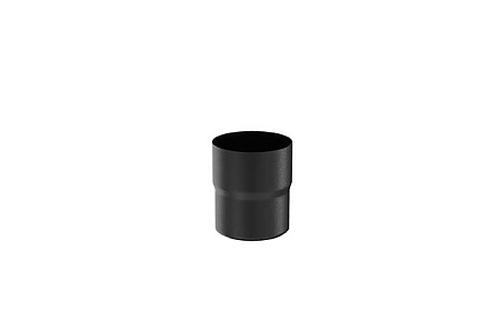 Соединитель трубы D90 Aquasystem PU Matt, RAL 9005 черный