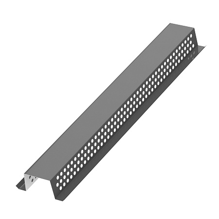 Вентпланка опорная Aquasystem AQUACLICK 35, 0.5 PE, Zn 140, RAL 7024 темно-серый