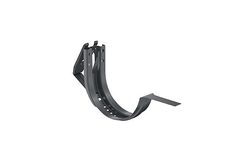 Крюк крепления короткий регулируемый (в комплекте) D125 Aquasystem PU, RAL 7024 графит
