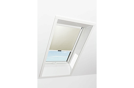 Штора рулонная дневного света Roto ZRE M в кассете, 94x140, бежевая