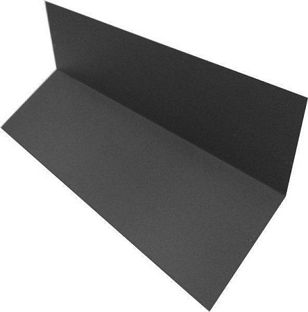 Планка примыкания верхняя (пристенная), VikingMP E, 0,5 мм, 250x147x2000 мм, цвета по каталогу RAL и RR