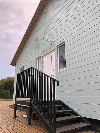 Фиброцементный сайдинг FCSPRO Вуд Клик, 3000x190x10 мм, F06 (Дождливый океан) Фиброцементный сайдинг FCSPRO Вуд Клик, 3000x190x10 мм, F06 (Дождливый океан)