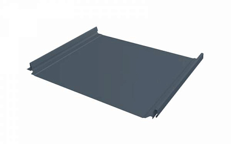 Кликфальц Pro Гранд Лайн / Grand Line, GreenCoat Pural Matt 0.5, цвет RR 2H3 антрацитово-серый (RAL 7016)