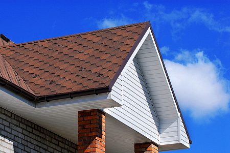 Софит без перфорации AQUASYSTEM (АКВАСИСТЕМ), Cu 0.45 мм, 2400х303 мм