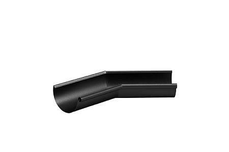 Угол желоба внутренний 135° D150 Aquasystem PU Matt, RAL 9005 черный