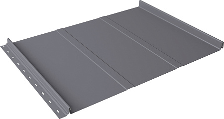 Кликфальц Лайн Grand Line 0,45 Drap ТХ с пленкой на замках RAL 7004 сигнальный серый