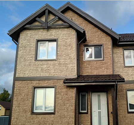 Фасадная панель Я-Фасад Grand Line Крымский сланец, песок