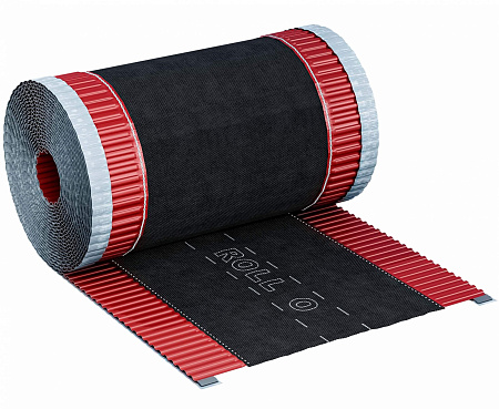 Коньковая лента Eurovent ROLL O, 240 мм x 5 м, RAL 3011 вишня