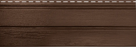 Сайдинг Альта Профиль Альта-Брус Премиум, 3000x293(259)x1.1 мм, орех темный