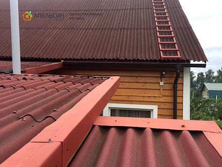 Монтаж кровли металлочерепицей Grand Line в пос. Лисий Нос Монтаж кровли металлочерепицей Grand Line в пос. Лисий Нос
