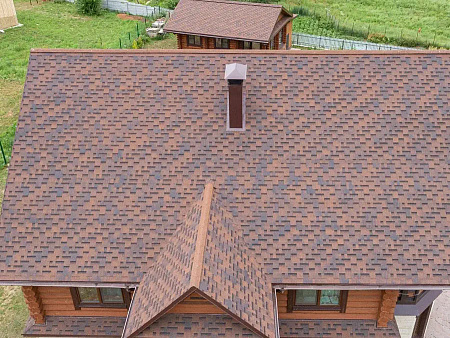 Гибкая черепица Технониколь Shinglas Ультра Фокстрот, кедр, 3 м2/упак