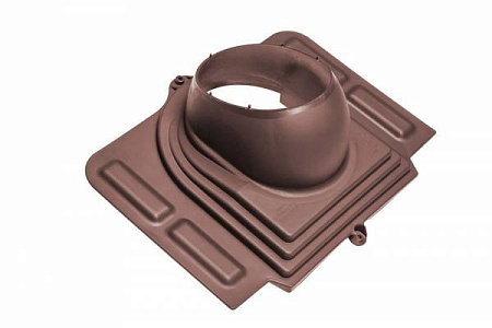 Проходной элемент PELTI Vilpe (Вилпе) для металлочерепицы c профилем не выше 38 мм, шоколадный