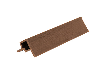 Угловой элемент из ДПК POLIVAN NUSADUA для фасадной панели 53x57x3600 мм, цвет sand