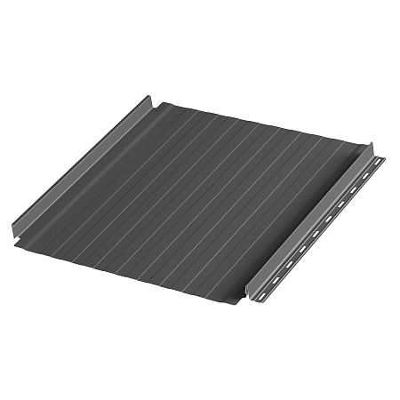 Профиль Aquasystem AQUACLICK Силуэт-8, 0.5 Rooftop Бархат, Zn180, RAL 7016 графит