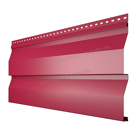 Металлический сайдинг Металл Профиль Корабельная доска, 0.5 PURMAN, RAL 3005 красное вино