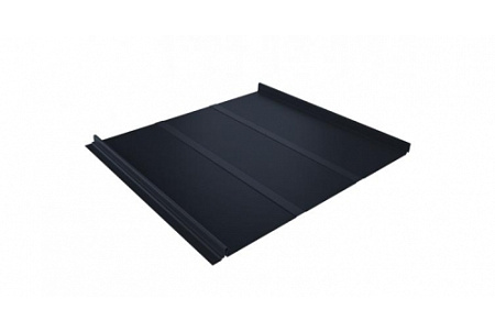 Кликфальц Line Гранд Лайн / Grand Line, GreenCoat Pural 0.5, цвет RR 23 темно-серый (RAL 7024)