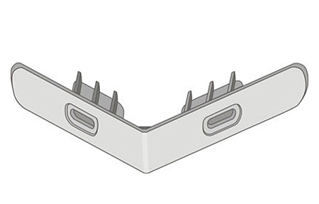 Стартовый угол ПВХ Docke Klinker