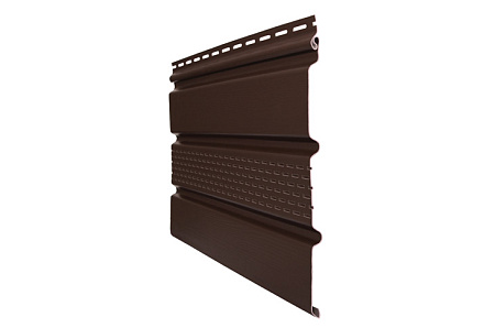 Софит акриловый Grand Line Acryl с центральной перфорацией, 3.00*0.303 м, темный дуб