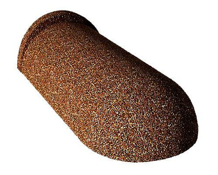 Торцевой конек Gerard 205 (пластик), 425х205х100 мм, cedar (101) Торцевой конек Gerard 205 (пластик), 425х205х100 мм, cedar (101)