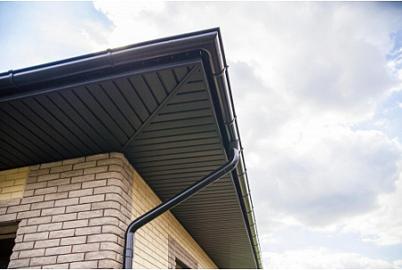 Софит металлический без перфорации Grand Line / Гранд Лайн, Satin 0.5, цвет Ral 3009 (оксидно-красный)