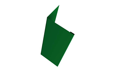 Нащельник 25х35 жалюзи (для калиток и ворот) Grand Line Milan,Tokyo, 0,45 PE, 1.68 м, RAL 6002 лиственно-зеленый