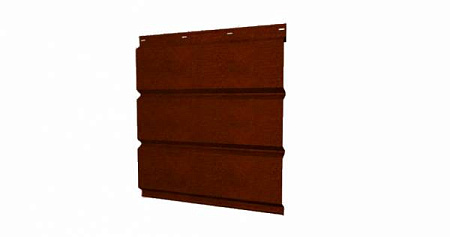 Софит металлический без перфорации Grand Line / Гранд Лайн, Print elite 0.45, цвет Cherry Wood Eco (Бразильская вишня эко)