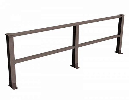 Секция ограждения Ковбойская изгородь GRINDERDECO, 3045х970 мм, венге