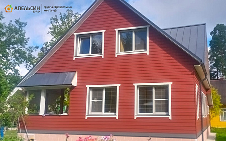 Реконструкция кровли и монтаж фасада в Вырице Реконструкция кровли и монтаж фасада в Вырице