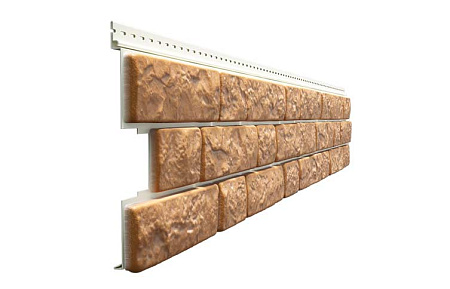 Виниловый сайдинг Docke LUX BERGART, 1.8х0.28 м, пекан