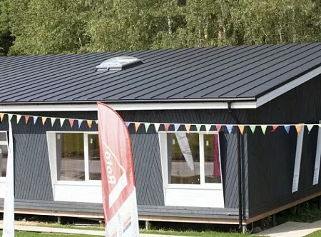 Фальц двойной стоячий Гранд Лайн / Grand Line, Drap 0.45, цвет RAL 7004 (сигнально-серый)