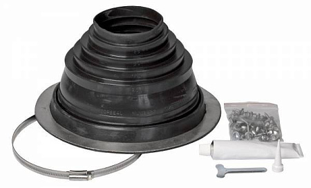 Roofseal - 4/7 комплект уплотнитель Ø 150-280 мм Vilpe (Вилпе) черный