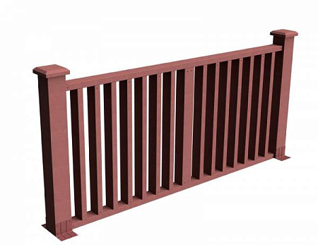 Секция ограждения Риальто GRINDERDECO, 2120х1075 мм, мербау