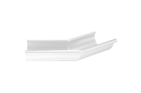 Угол желоба наружный 135° D150 Aquasystem PU, RAL 9003 белый