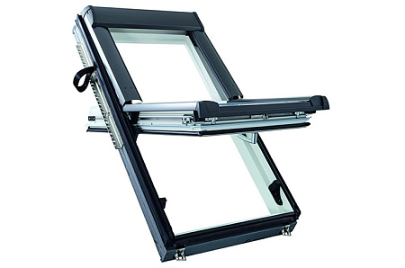 Мансардное окно Roto ПВХ R69 K200, с термоблоком, 54x78 Мансардное окно Roto ПВХ R69 K200, с термоблоком, 54x78