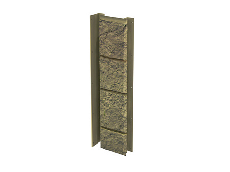Угол внутренний (универсальная планка) Vox Solid Sandstone (под камень), светло-коричневый, 446х121 мм
