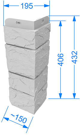 Угол внешний Docke STANDARD Сланец, лех