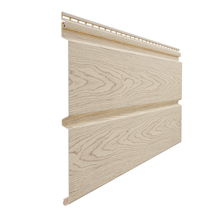Cайдинг Docke LUX Лиственница Брус D6S, 3.60x0.300 м, камчатский