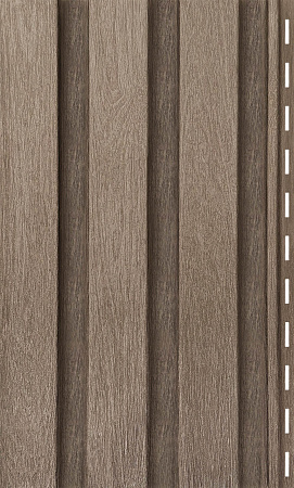 Сайдинг Timberblock Ю-Пласт, рейка фасадная, орех светлый, 3000х275