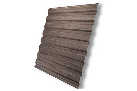 Профнастил С20А Гранд Лайн / Grand Line 0.45 Print elite Zn 140, цвет White Wood (Беленый дуб)