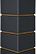 Угол Grand Line Design, Клинкерный кирпич 410х120 мм, графит, со швом RAL 7006
