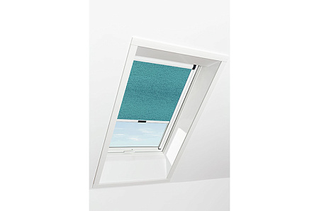 Штора рулонная затемняющая Roto ZRV M, 94x98, матрица бирюзовый