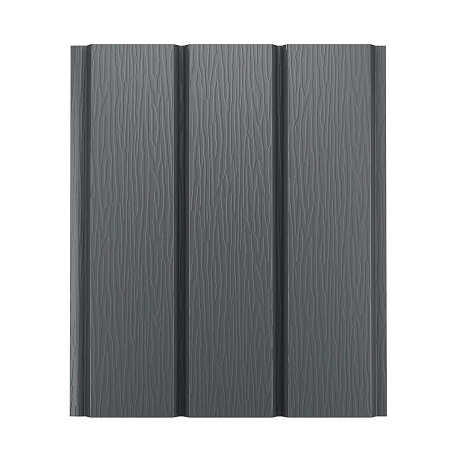 Софит без перфорацией AQUASYSTEM, 0.45 PE, Zn 140, 2400x325 мм, RAL 7024 графит
