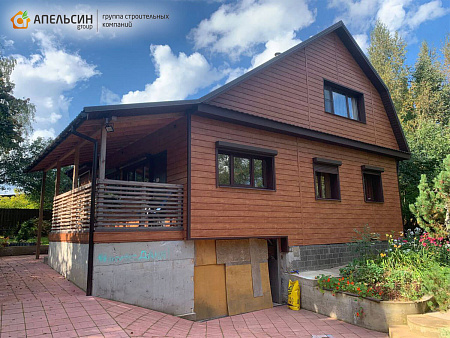 Монтаж металлосайдинга + металлочерепицы Grand Line д. Куйвози