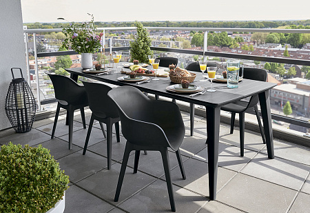 Стул Akola Allibert (Аллиберт), цвет графит