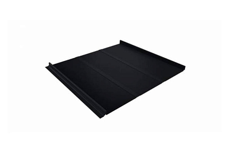Кликфальц Line Grand Line, Velur X 0.5, RAL 9005 черный янтарь